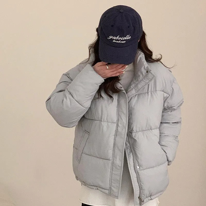 Lily – Dicke Katoenen Gewatteerde Winterjacke für Damen