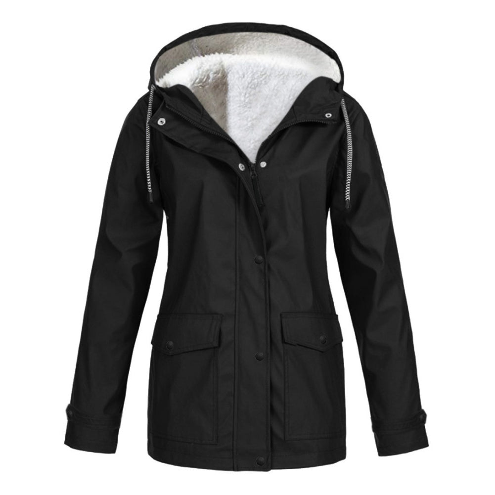 Sasha - Regenmantel mit Fleece-Futter